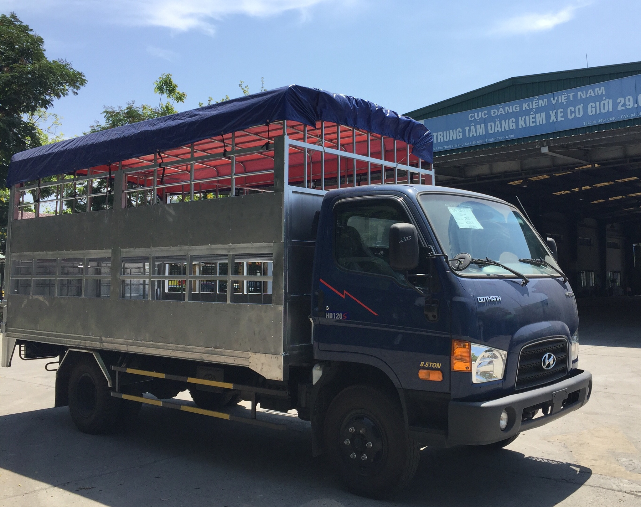 xe chở gia súc hyundai hd120s 8.5 tấn